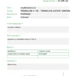 Laboratory Test Results - Trenbolone Acetate - PharmaQo Labs #2