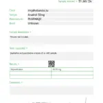 Laboratory Test Results - Oxy Anadrol 50 - PharmaQo Labs