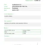 Laboratory Test Results: Qomatropin HGH - PharmaQO Labs #2