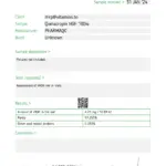 Laboratory Test Results: Qomatropin HGH - PharmaQO Labs #1
