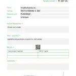 Laboratory Test Results for Testosterone Enanthate PharmaQo Labs #1