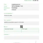 Laboratory Test Results for Testosterone Propionate PharmaQo Labs #1
